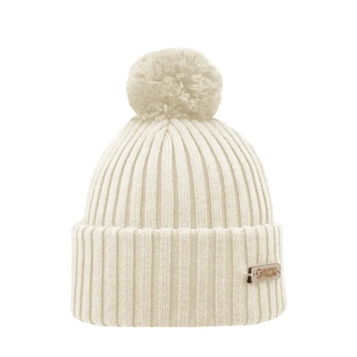 Kide Merino Wool Pompom Beanie