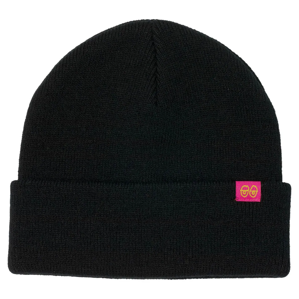 Krooked - Eyes Clip Cuff Beanie Black/Pink