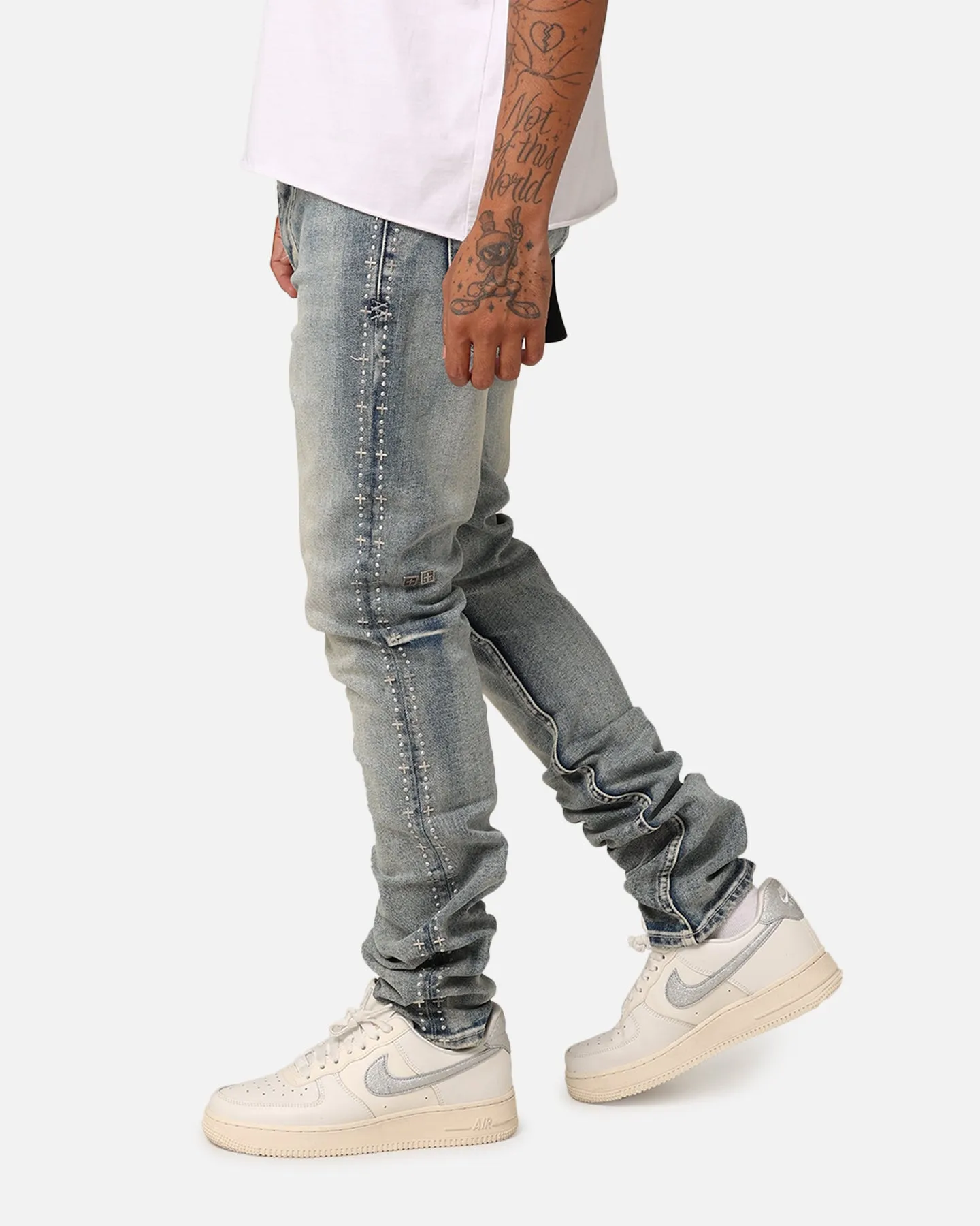 Ksubi Chitch Punk Metalik Jeans Denim