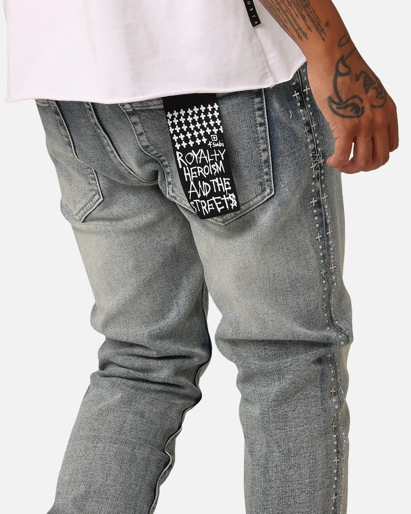 Ksubi Chitch Punk Metalik Jeans Denim