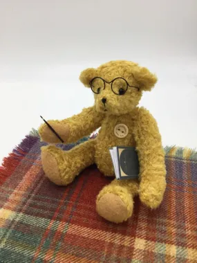 'Lawrence' - Hand Made 8" Bear with his Librarian Accessories