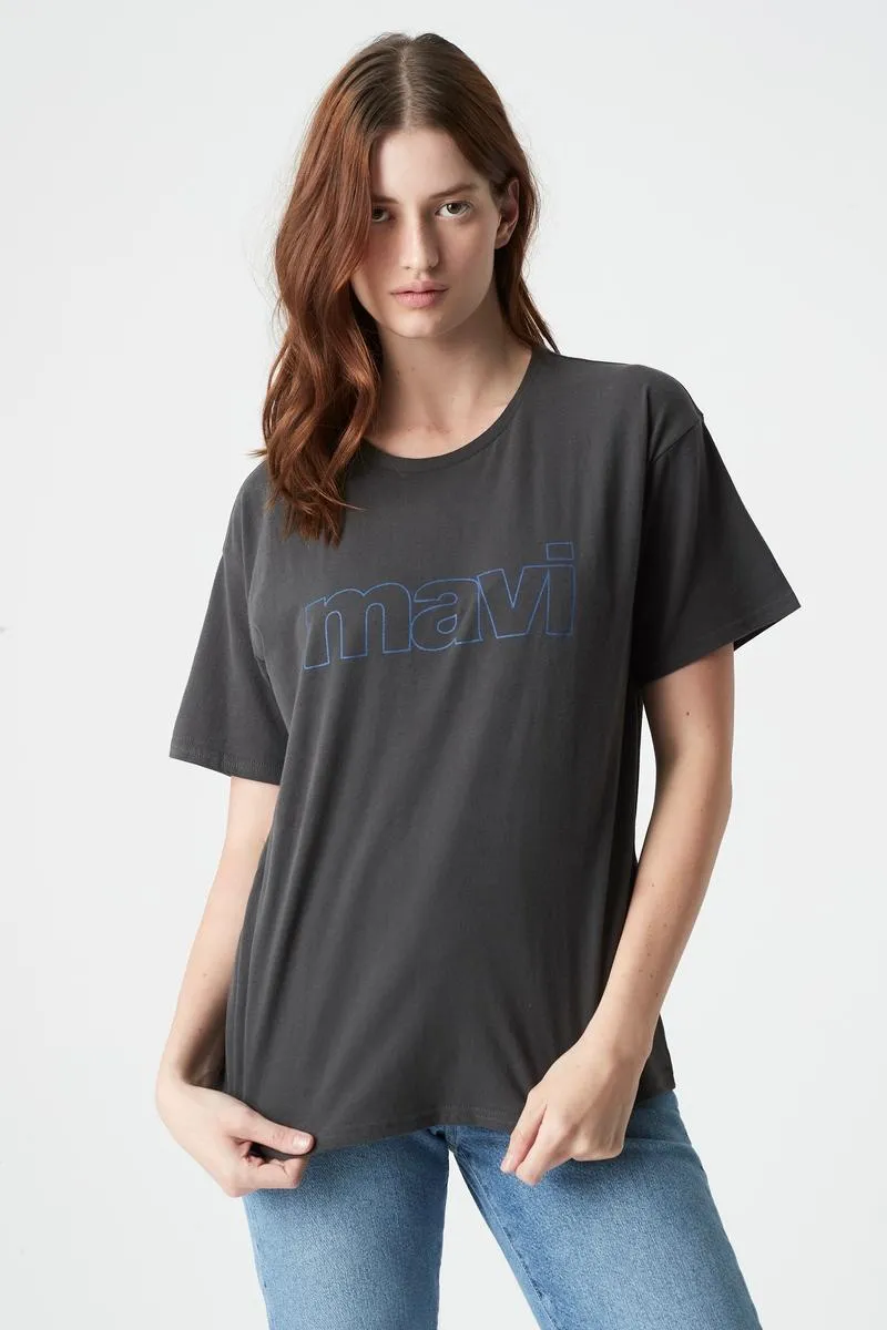 Logo T-Shirt - Blue Graphite