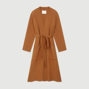 Long Double Face Coat - Caramel