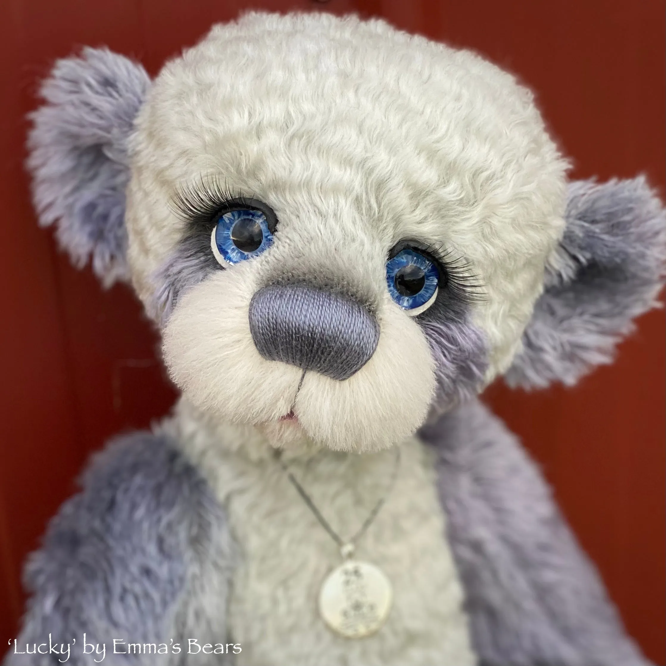 Lucky - 16" SPECIAL 25th Anniversary Collection Hand-dyed mohair Artist Bear by Emmas Bears - OOAK