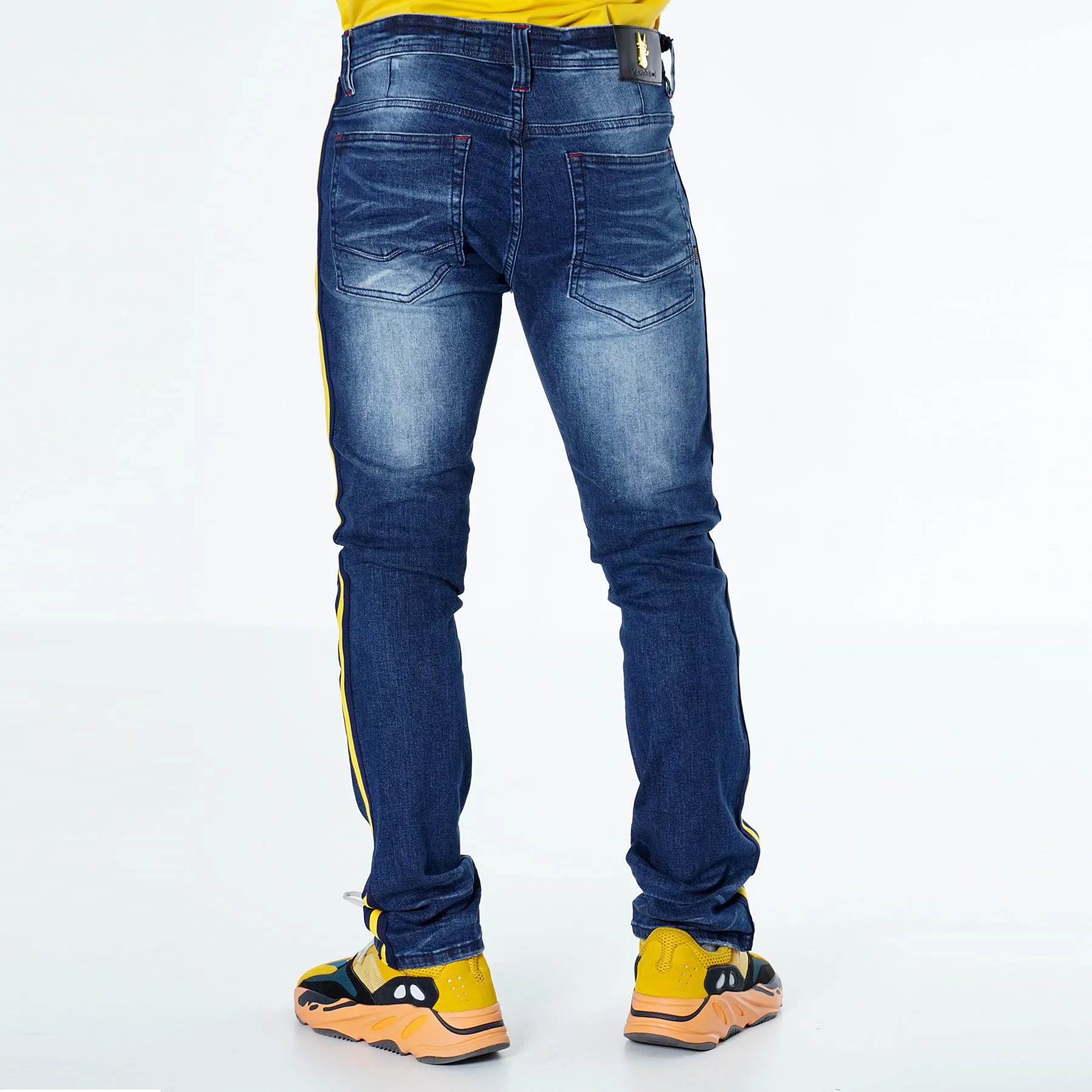 M1769 Makobi Cameo Denim Jeans - Dark Wash