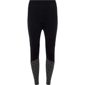 Madison Stellar padded women's reflective thermal tights with DWR; black - size 16