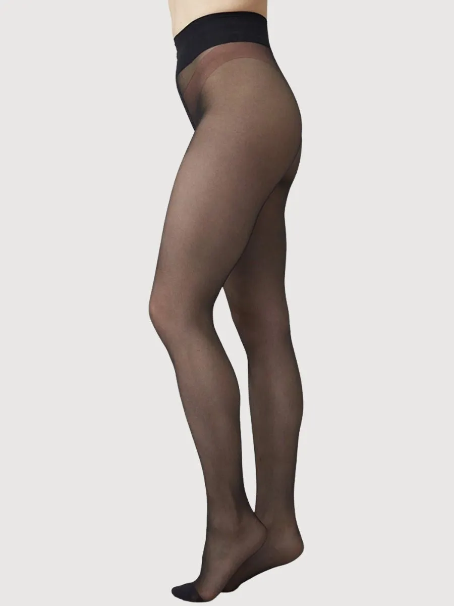 Mauve Tights In Recycled Polyamide | Swedish Stock