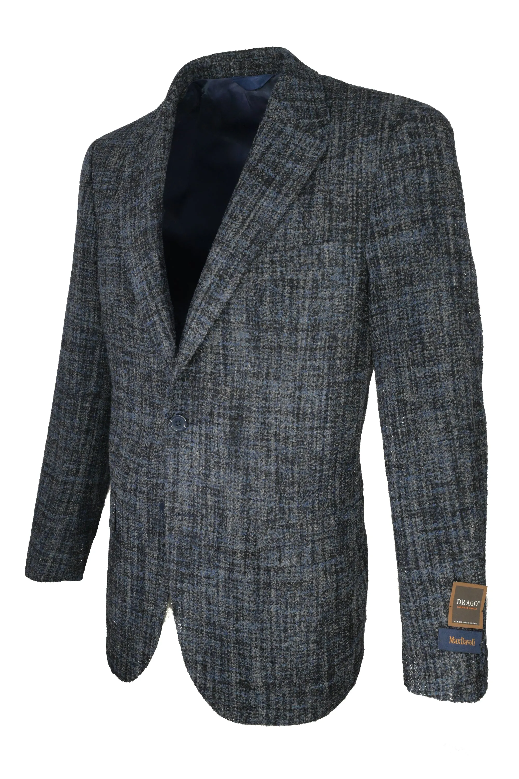 Max Davoli Sport Coat - Blue / Gray