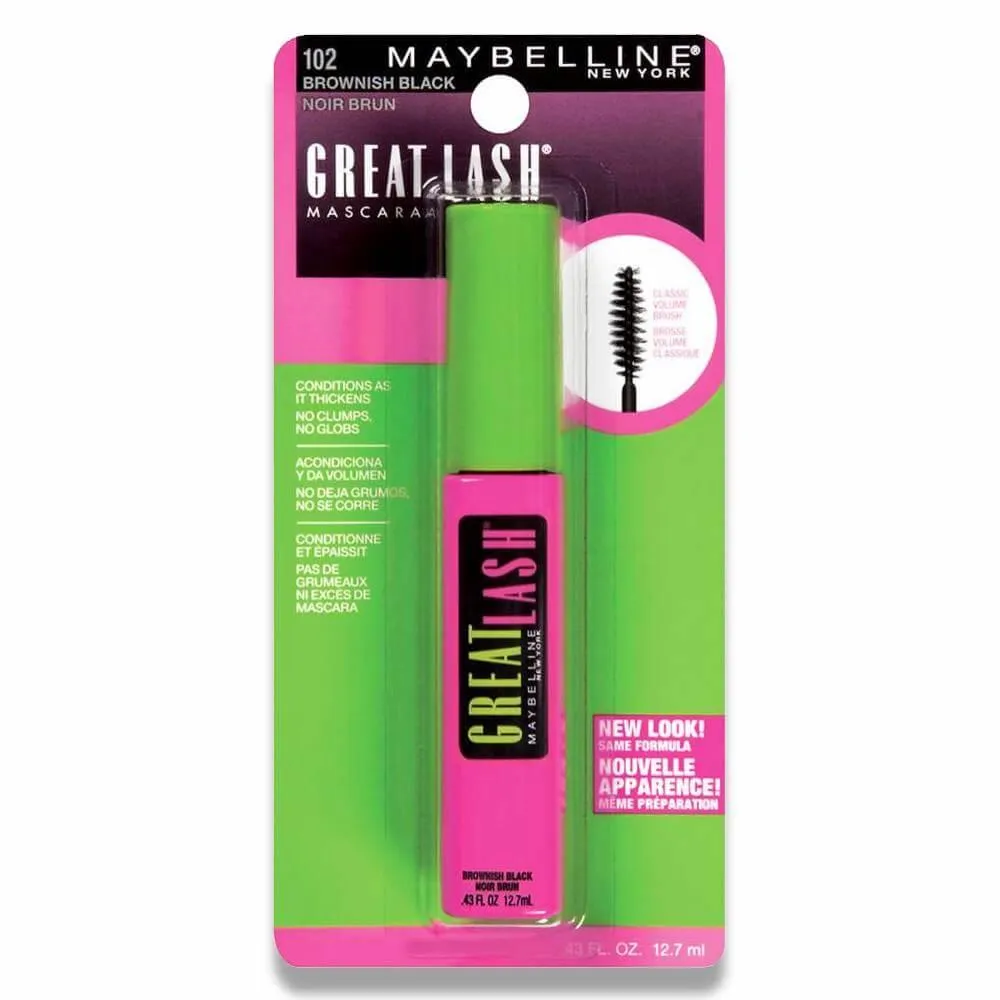 Maybelline - Great Lash Mascara, # 101 Very Black by for Women - 0.43 oz - 12 Pack