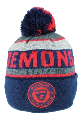 Melbourne Demons Tundra Pom Pom Beanie