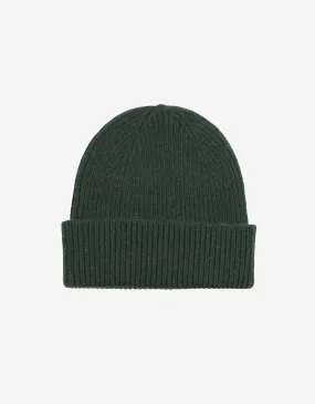 Merino Wool Beanie - Hunter Green