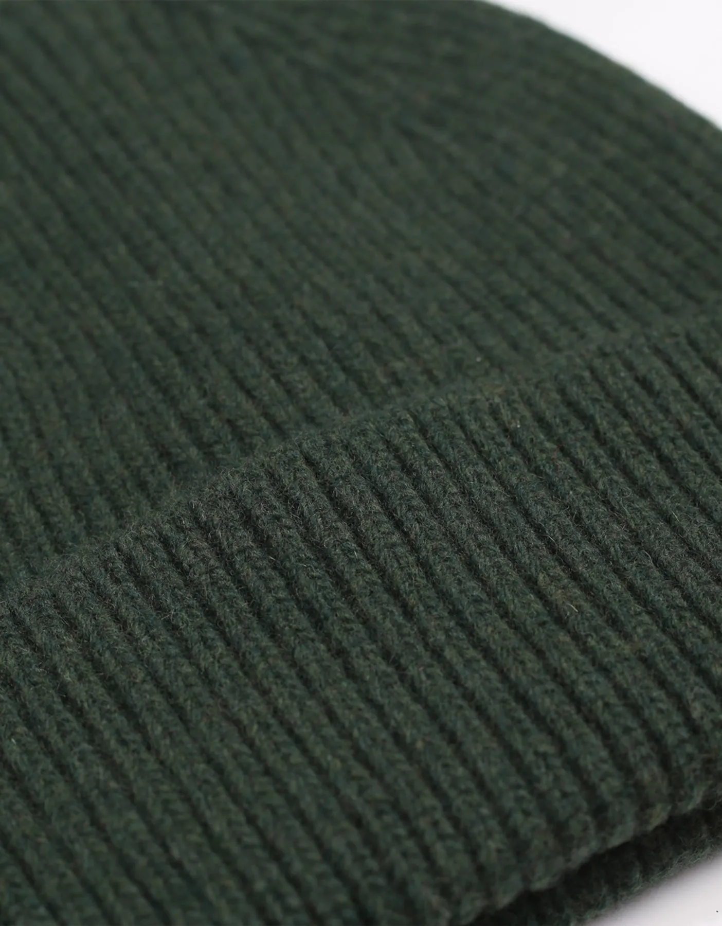 Merino Wool Beanie - Hunter Green