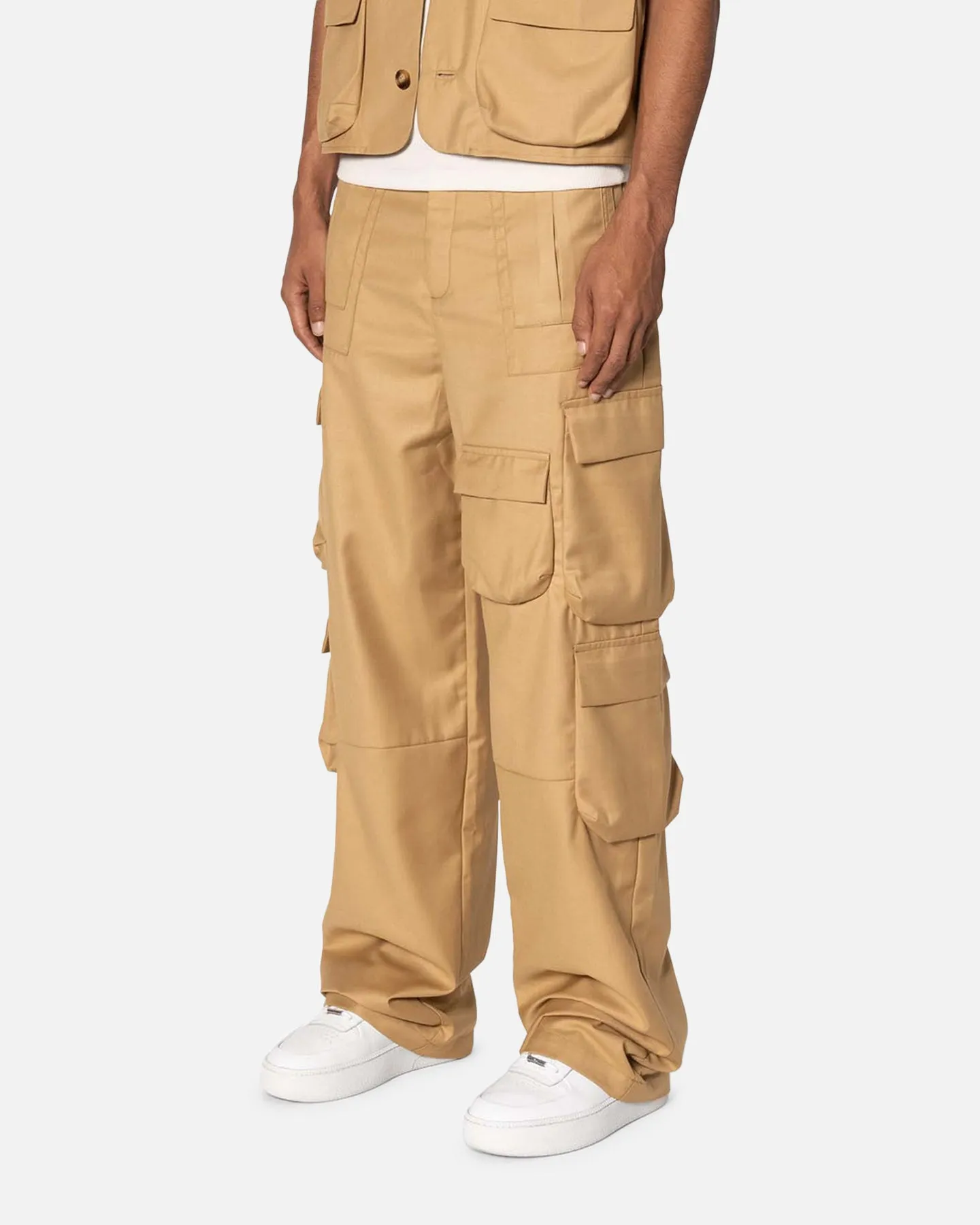 MNML Bounded Gabardine Pants Tan