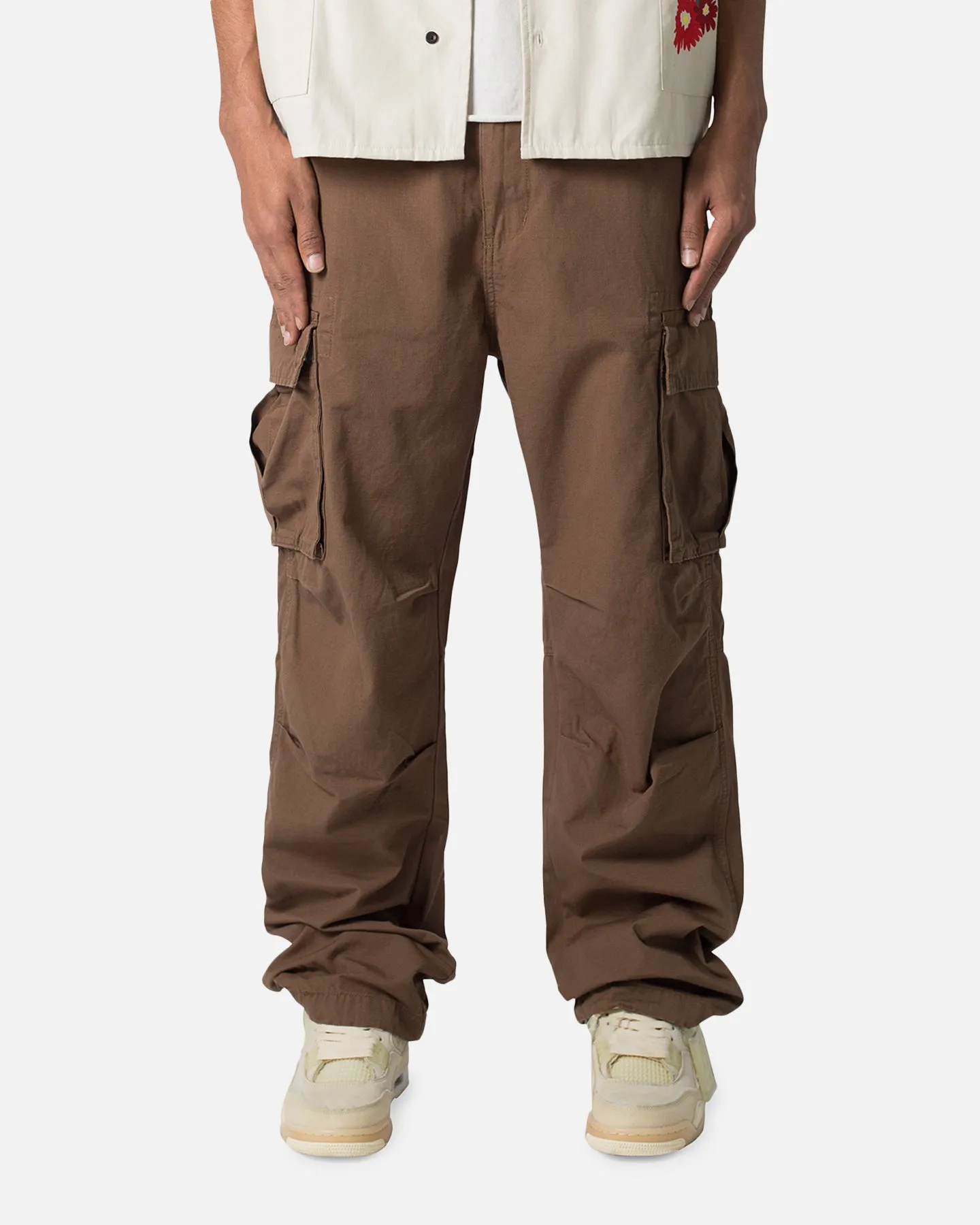 MNML Ultra Baggy Vintage Cargo Pants Brown