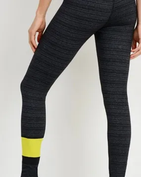 Mono B Stripped Neon Ascent Leggings