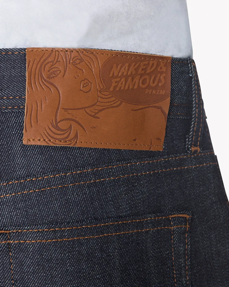 Naked & Famous Denim Weird Guy Regular Tapered Mens Jeans - Stretch Selvedge / Indigo