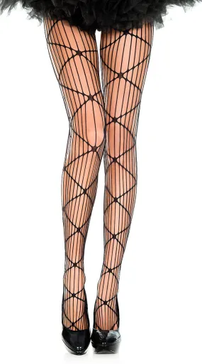 Net Pattern Spandex Tights