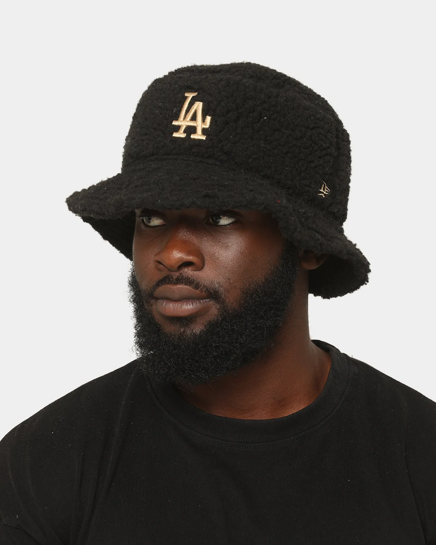 New Era Los Angeles Dodgers 'Teddy' Bucket Hat Black/Wheat