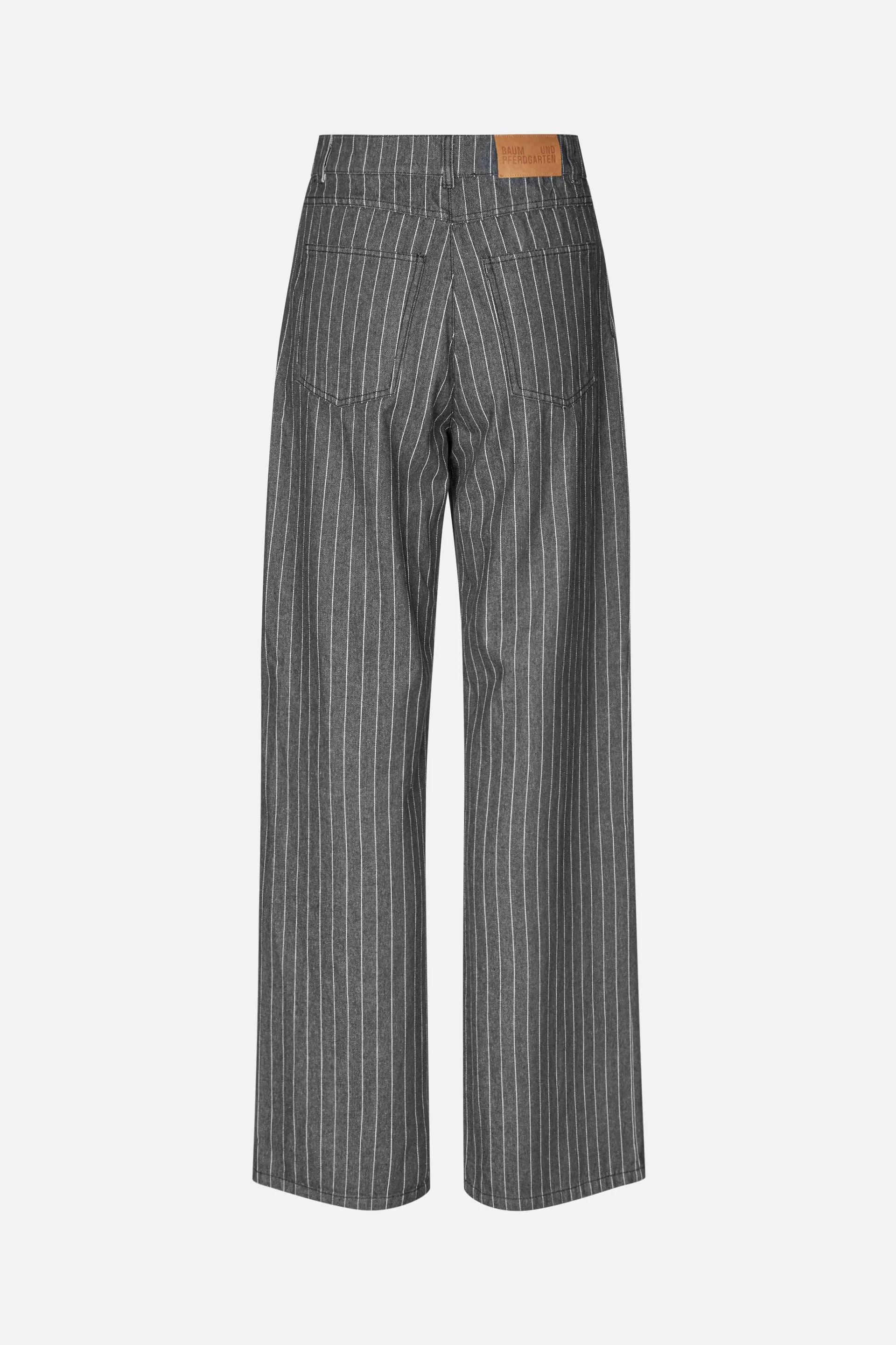 NINI | Black Pinstripe Denim