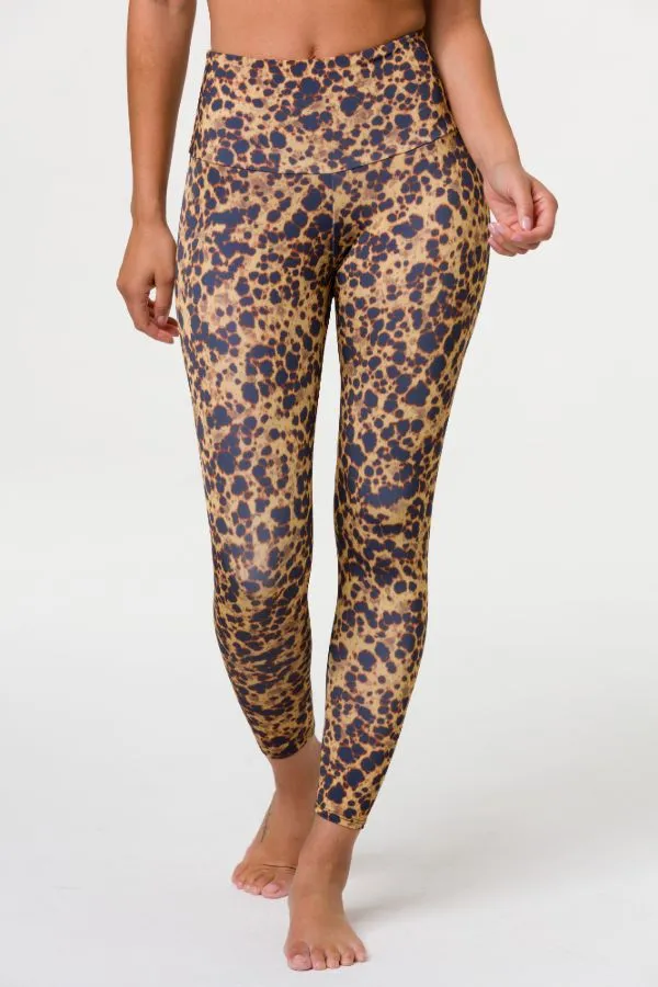 ONZIE // HIGH BASIC MIDI LEGGING - TORTOISE SHELL