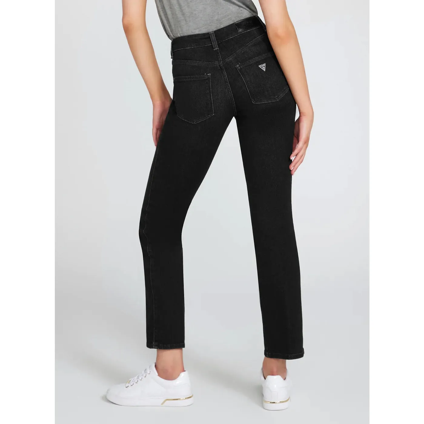 Orbit Wash High Rise Straight Jeans