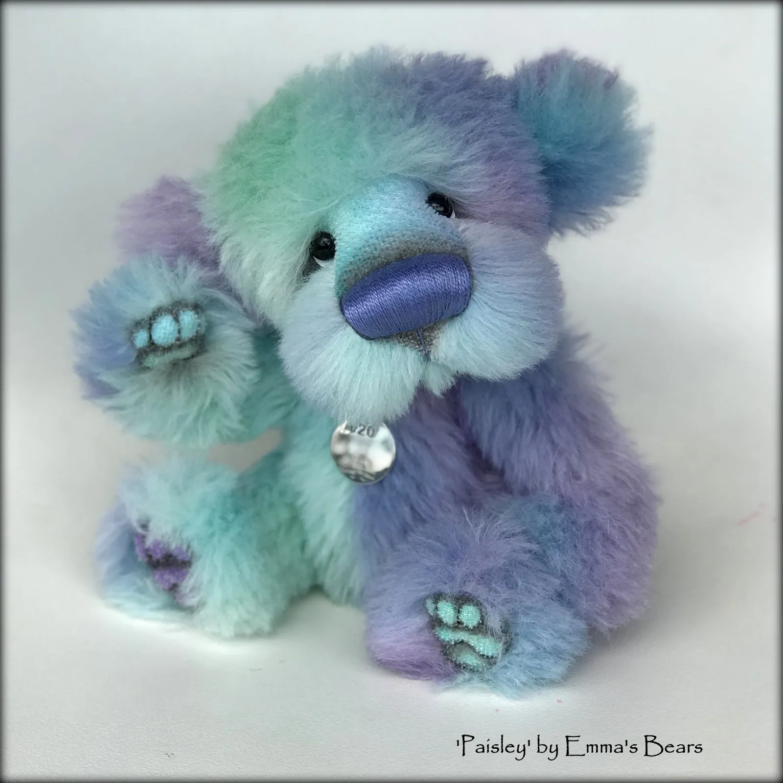 Paisley - 20 Years of Emma's Bears Commemorative Teddy - OOAK in a series