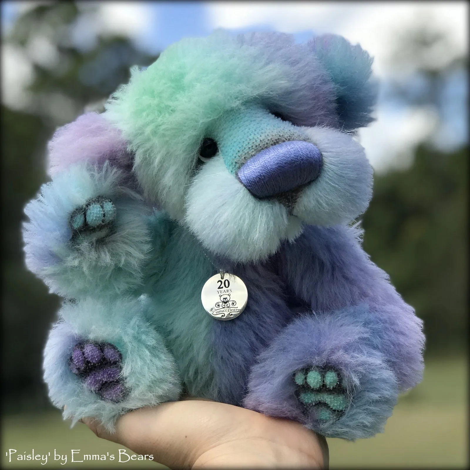 Paisley - 20 Years of Emma's Bears Commemorative Teddy - OOAK in a series