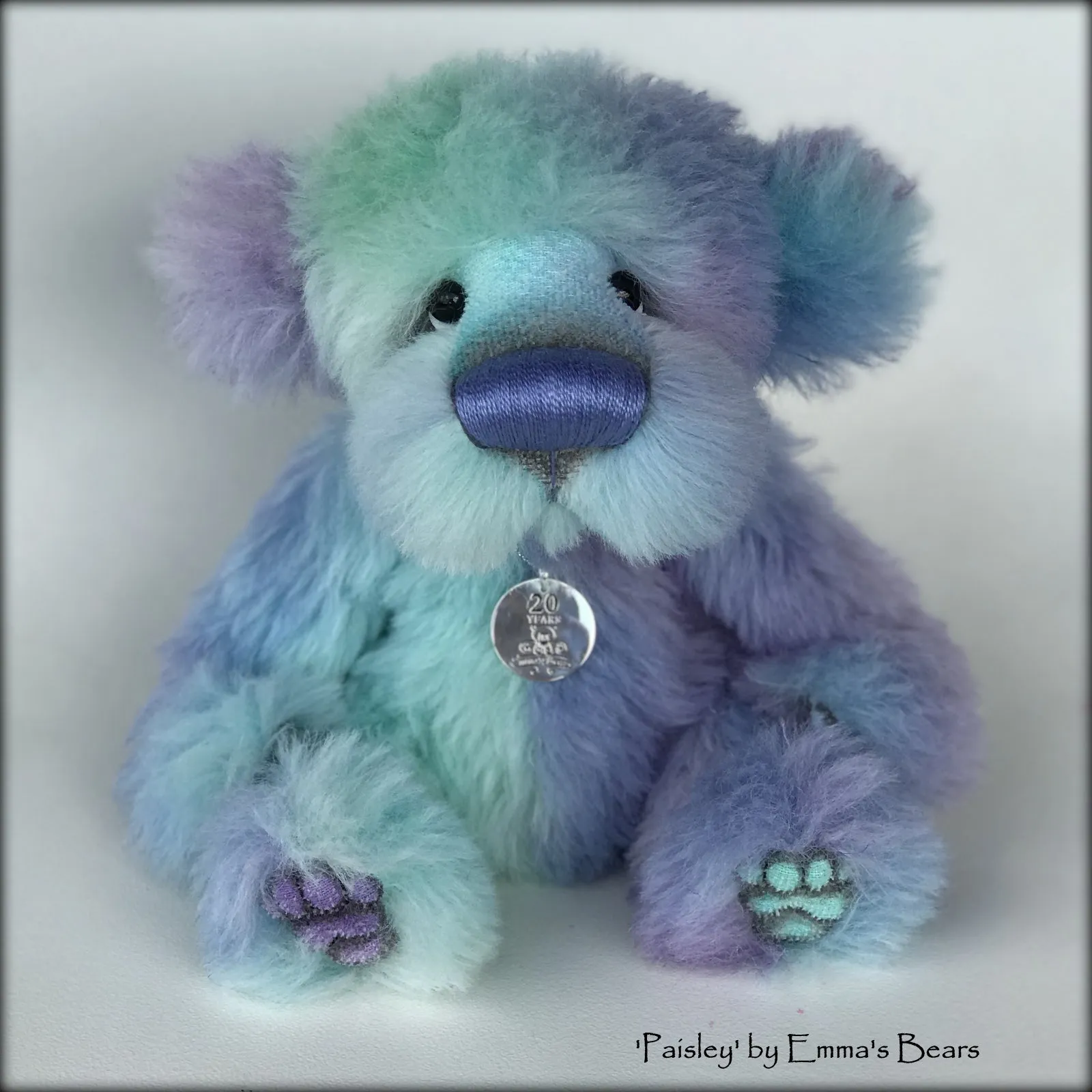 Paisley - 20 Years of Emma's Bears Commemorative Teddy - OOAK in a series