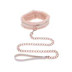 Peaches 'n CreaMe Fur Collar & Leash