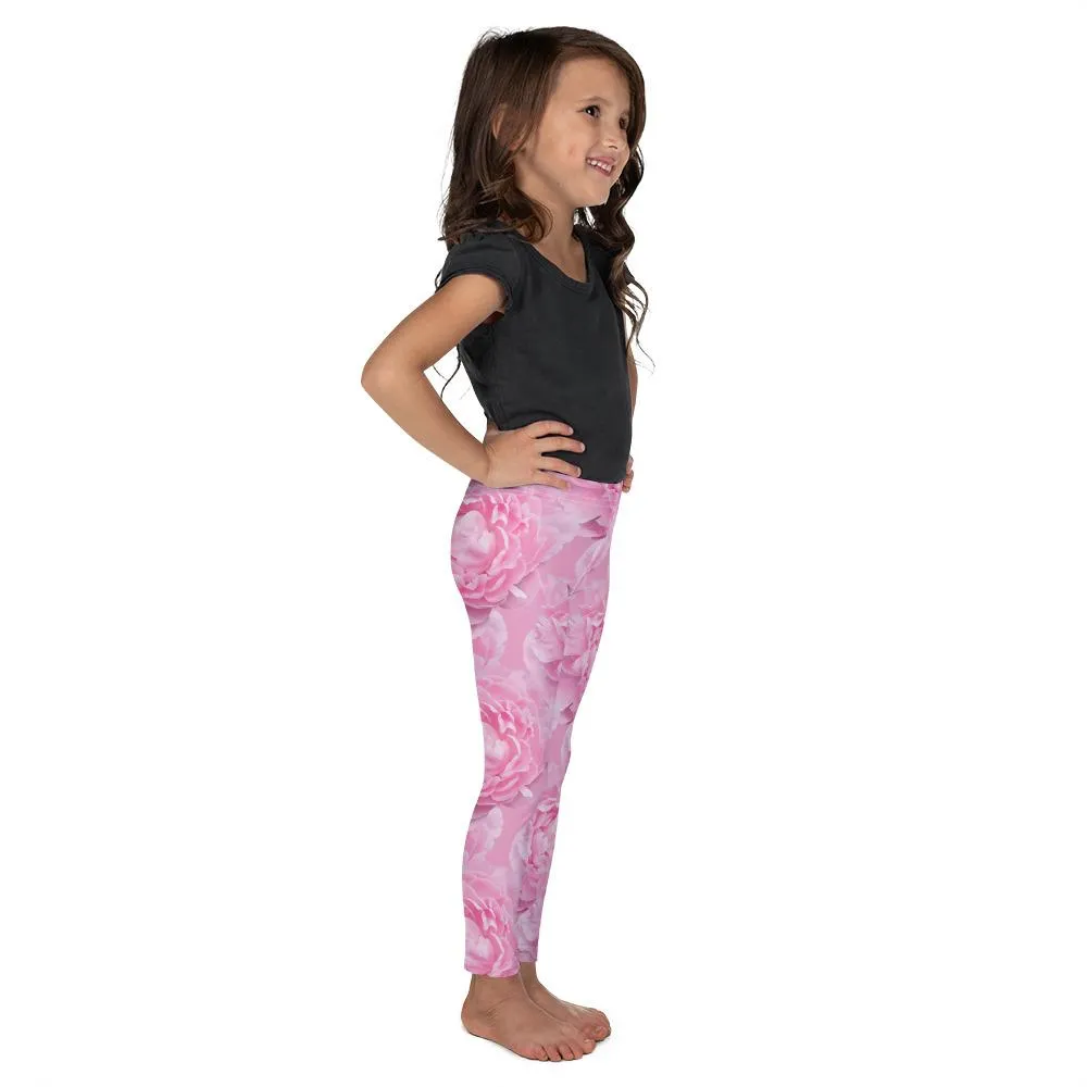 Peony Flower Kid's Leggings