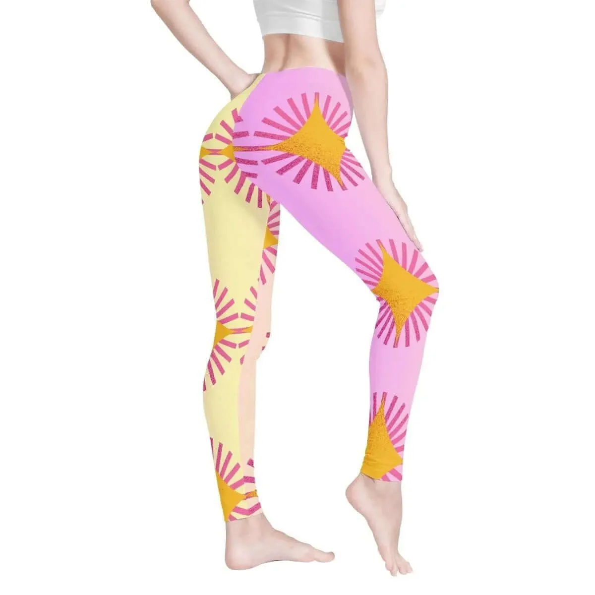 Pink Soft Yoga Pants for Women