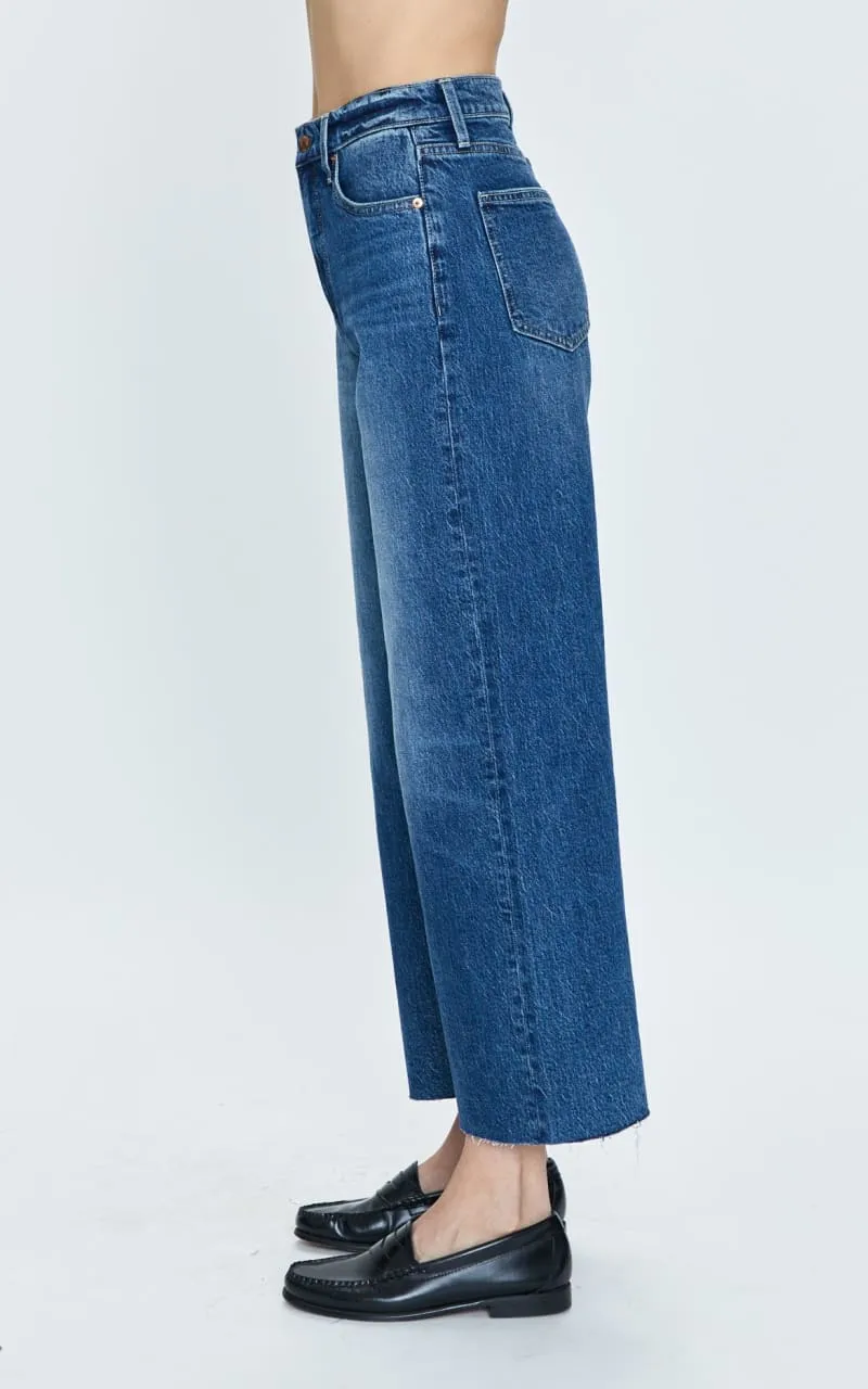 Pistola- Lana Crop High Rise Ultra Wide Leg Jean