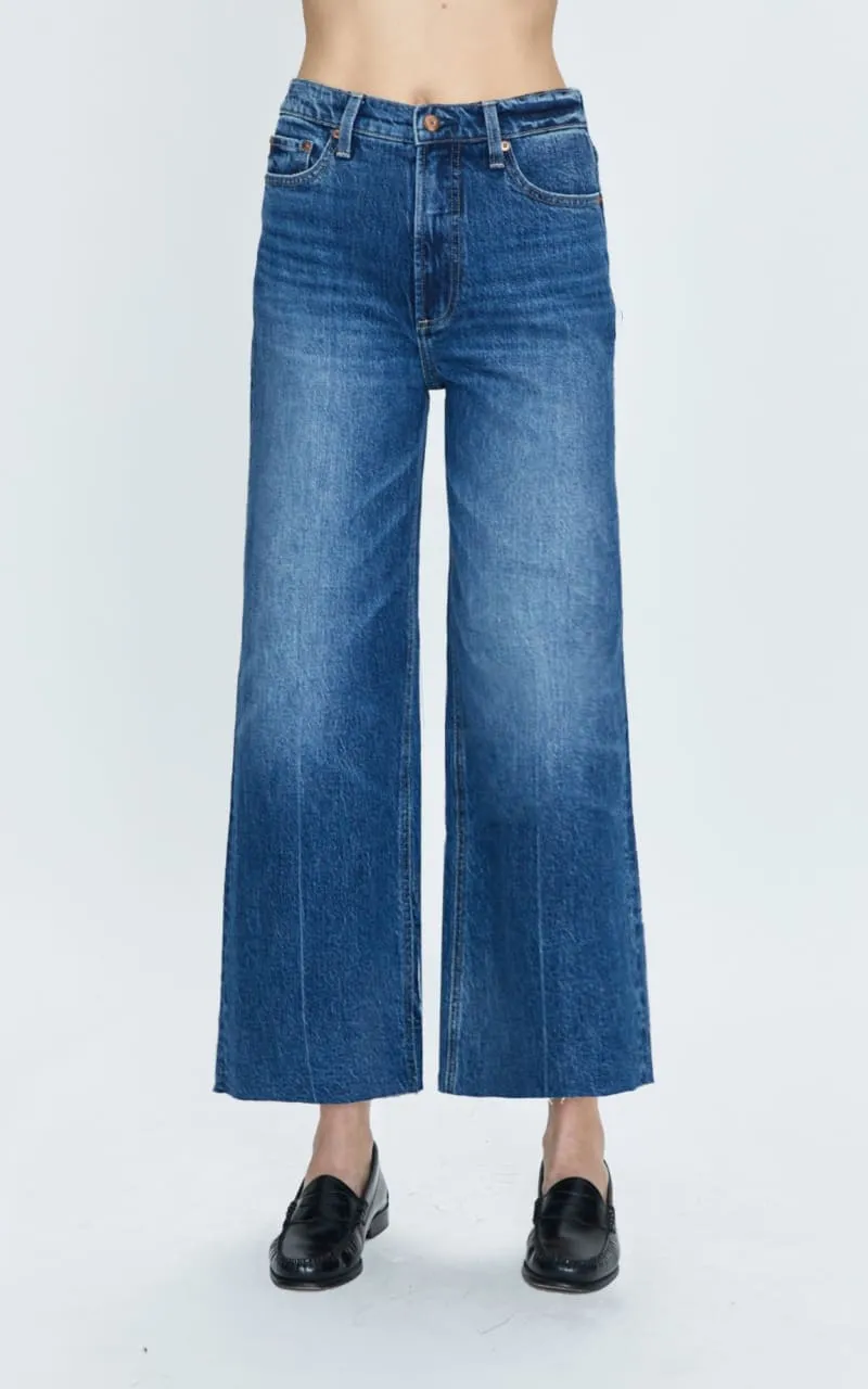 Pistola- Lana Crop High Rise Ultra Wide Leg Jean