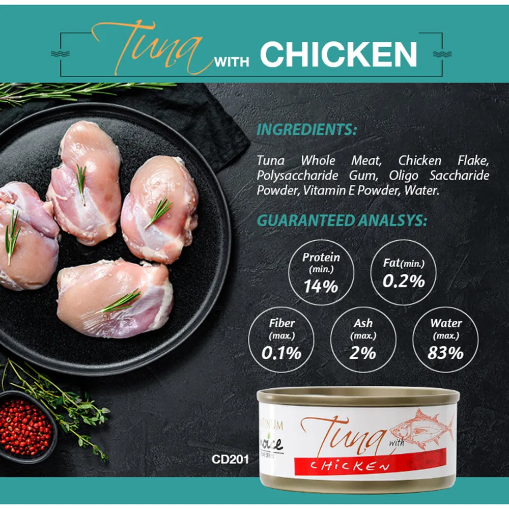 Platinum Choice Feline Tuna With Chicken 80g