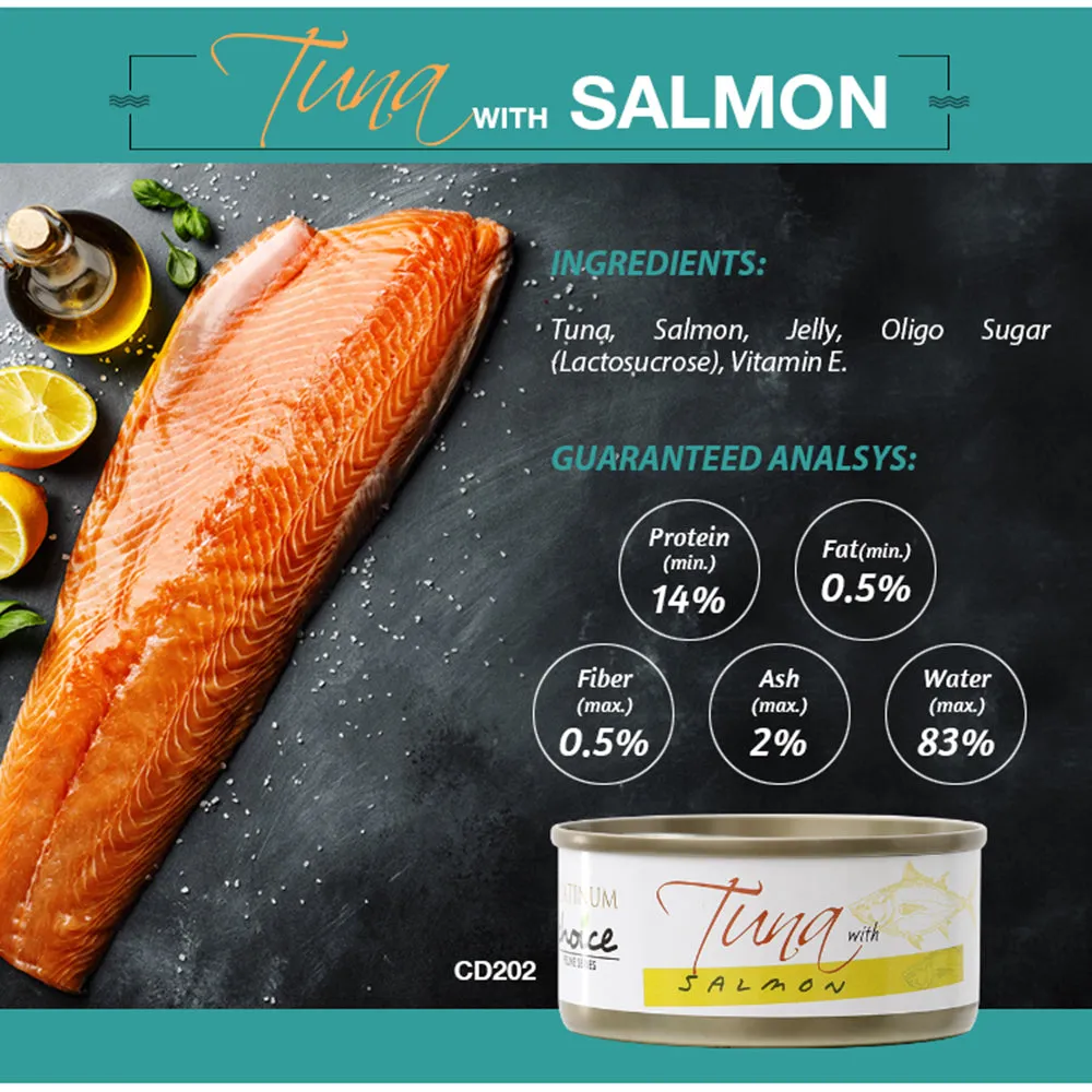 Platinum Choice Feline Tuna With Salmon 80g