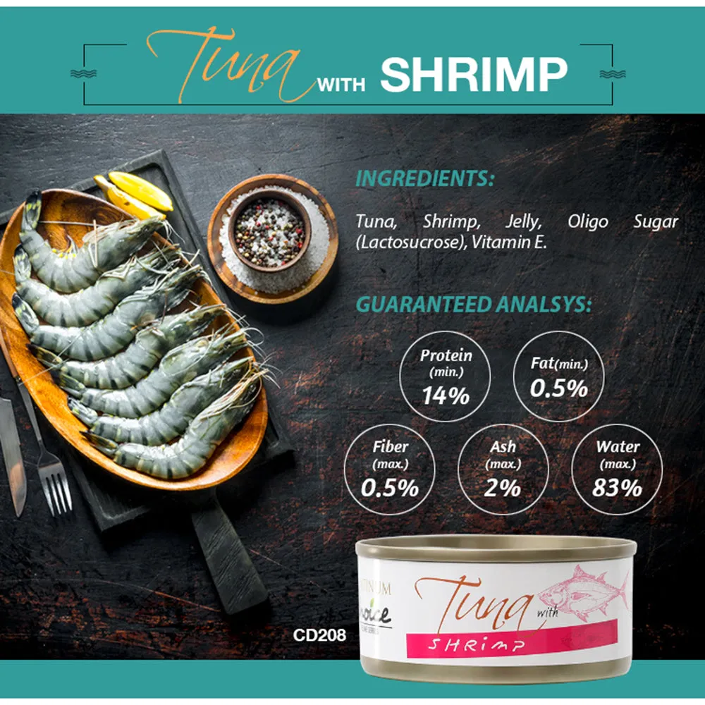 Platinum Choice Feline Tuna With Shrimp 80g