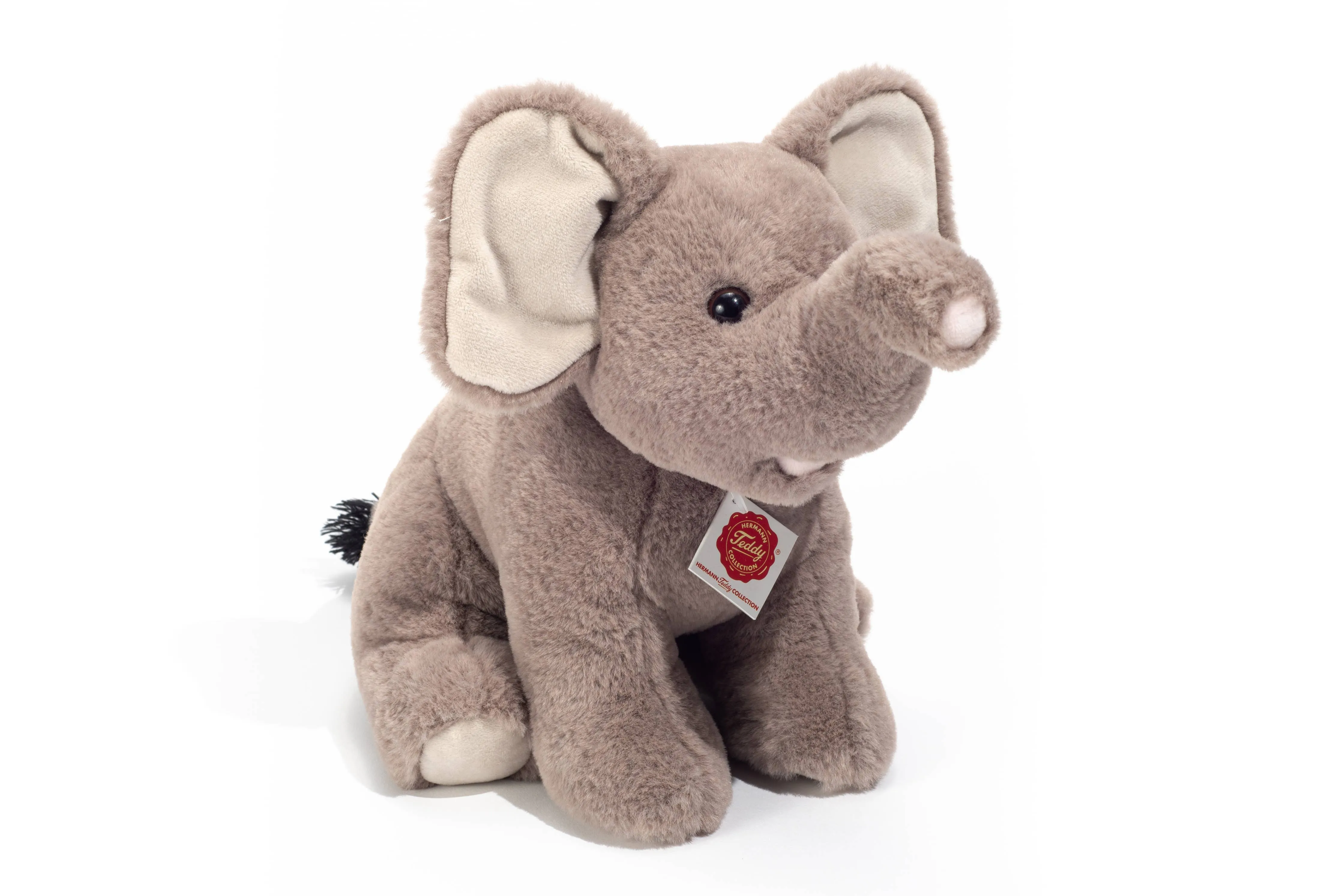 Plush Sitting Elephant 35 cm by Teddy Hermann