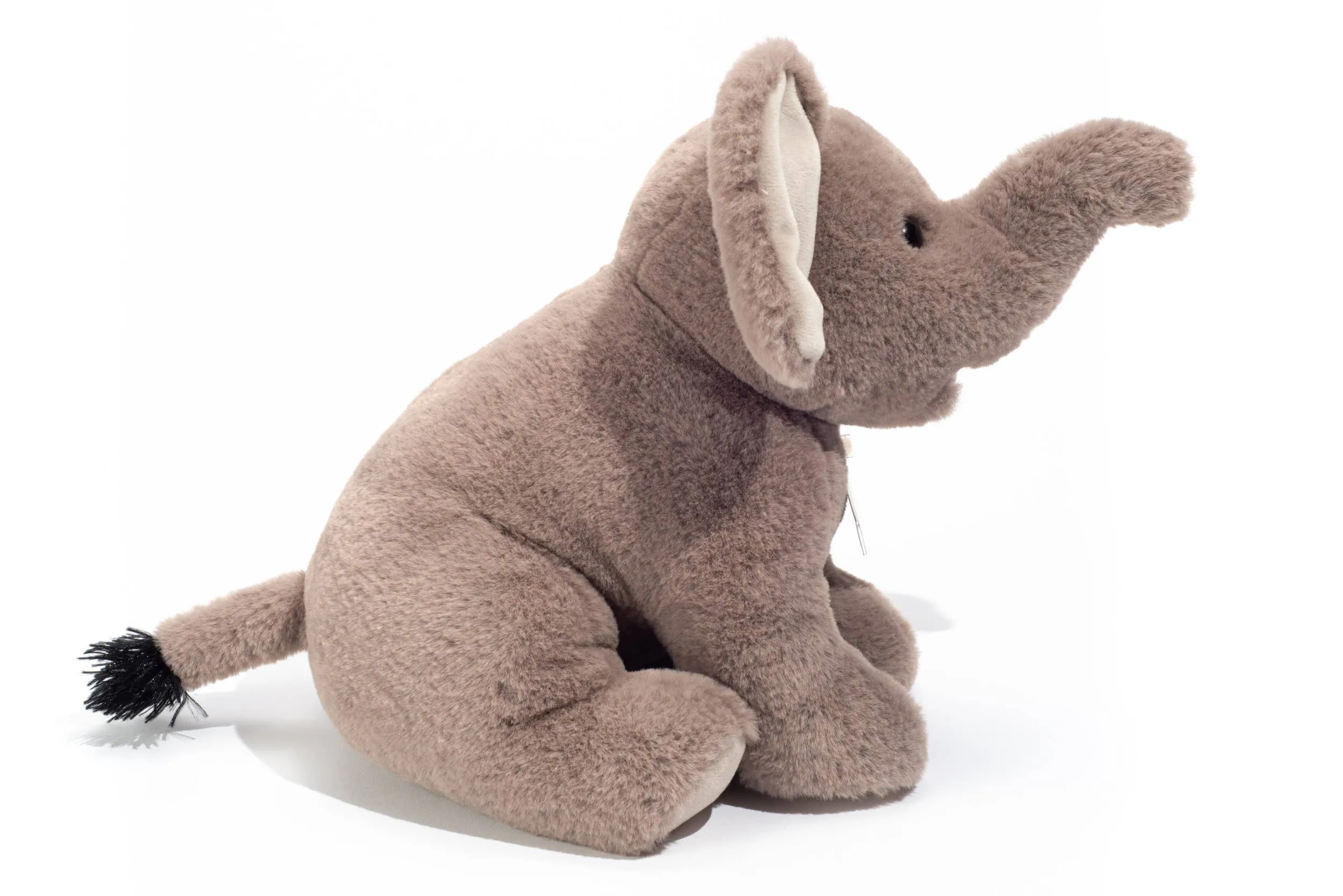 Plush Sitting Elephant 35 cm by Teddy Hermann