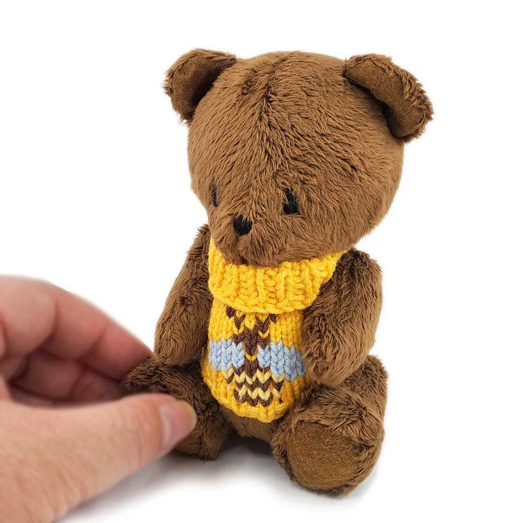 Plush - Teddy Bear in a Bee Sweater by Frank and Bubby