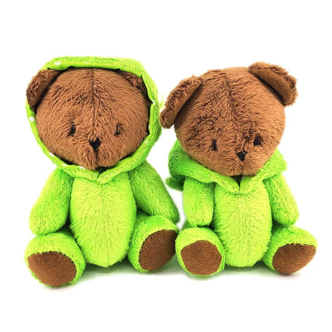 Plush - Teddy Bear in Frog Costume by Frank and Bubby