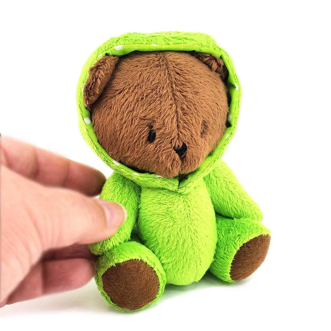 Plush - Teddy Bear in Frog Costume by Frank and Bubby