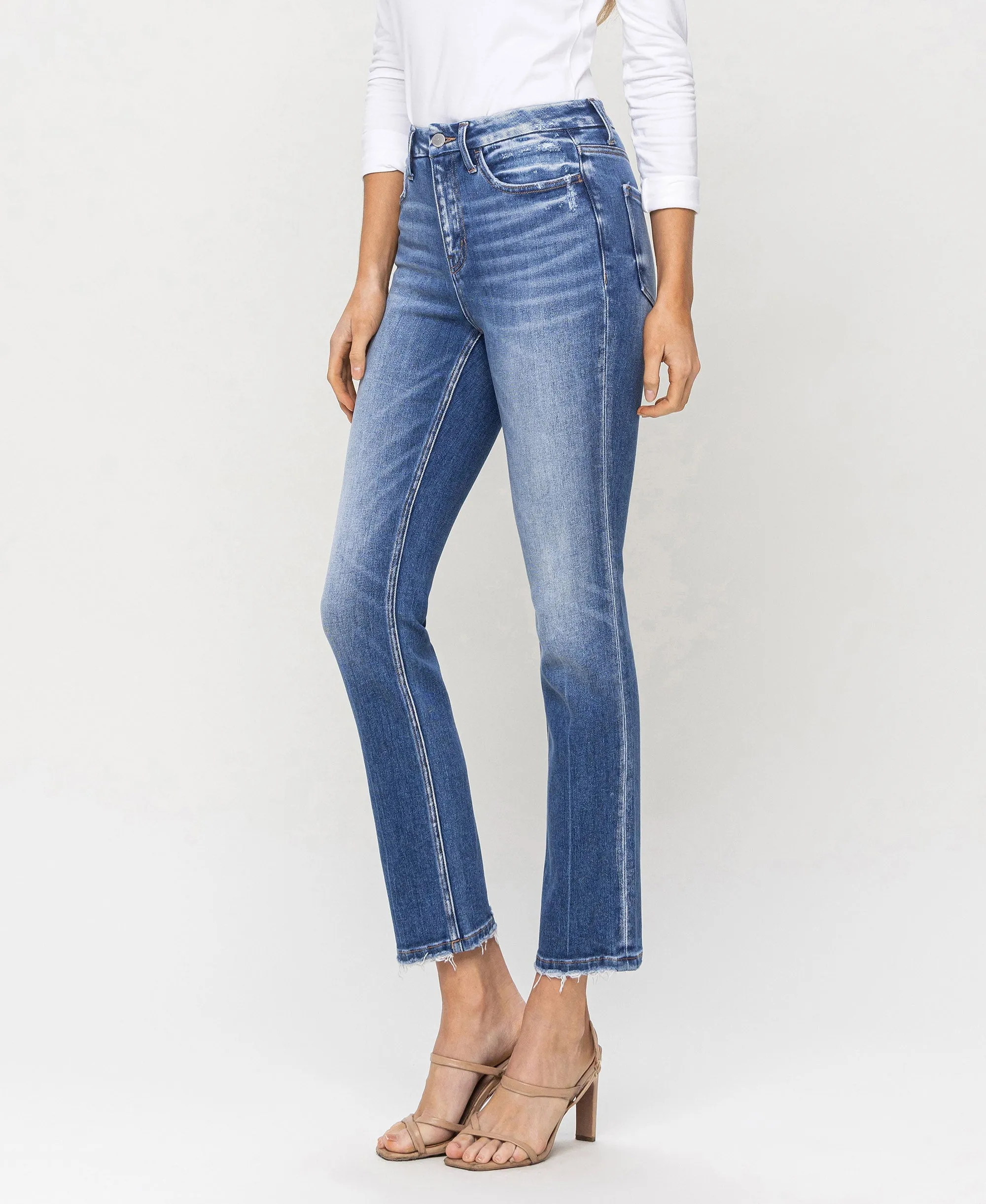 Poised - High Rise Slim Straight Jeans