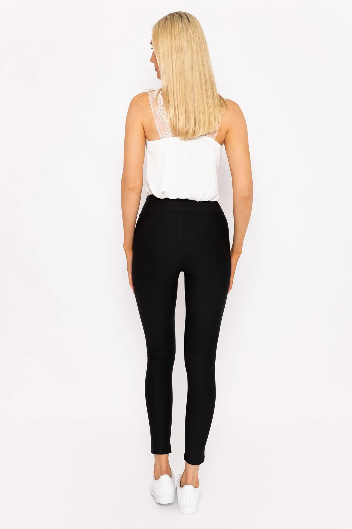 Ponte Leggings in Black