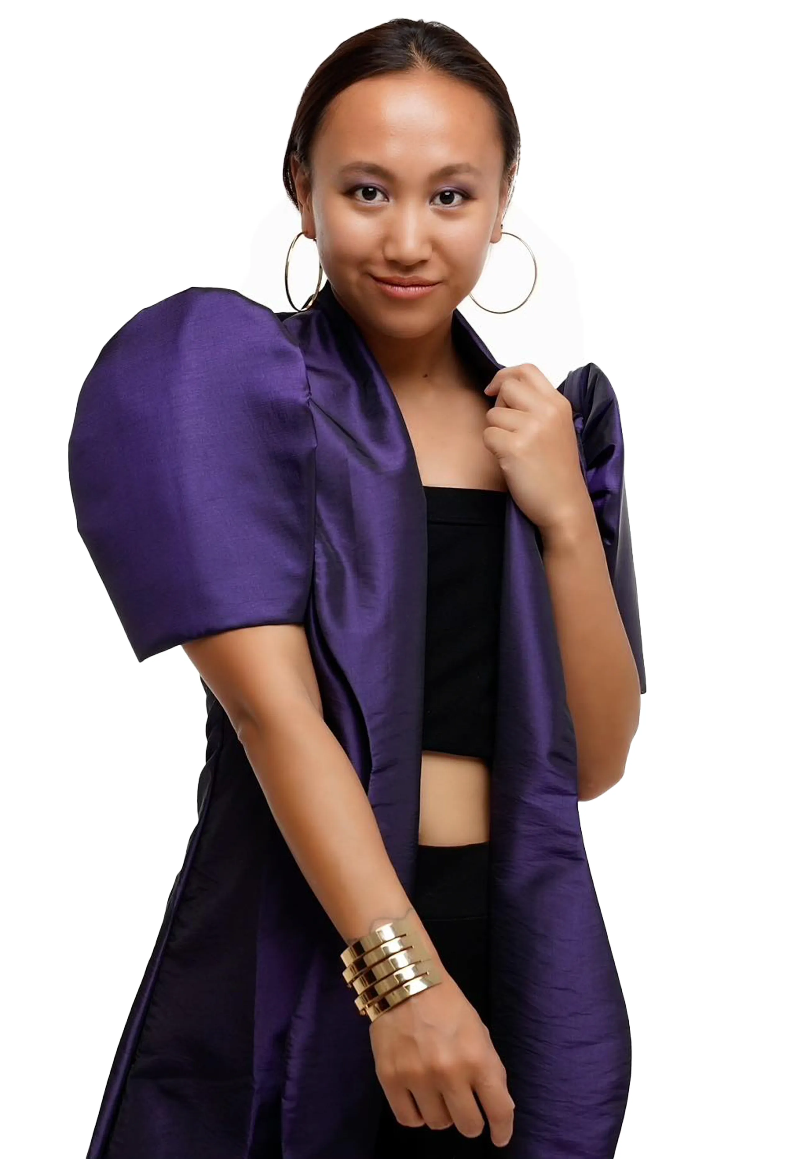 Premium Satin Filipiniana Coat - Abby S31