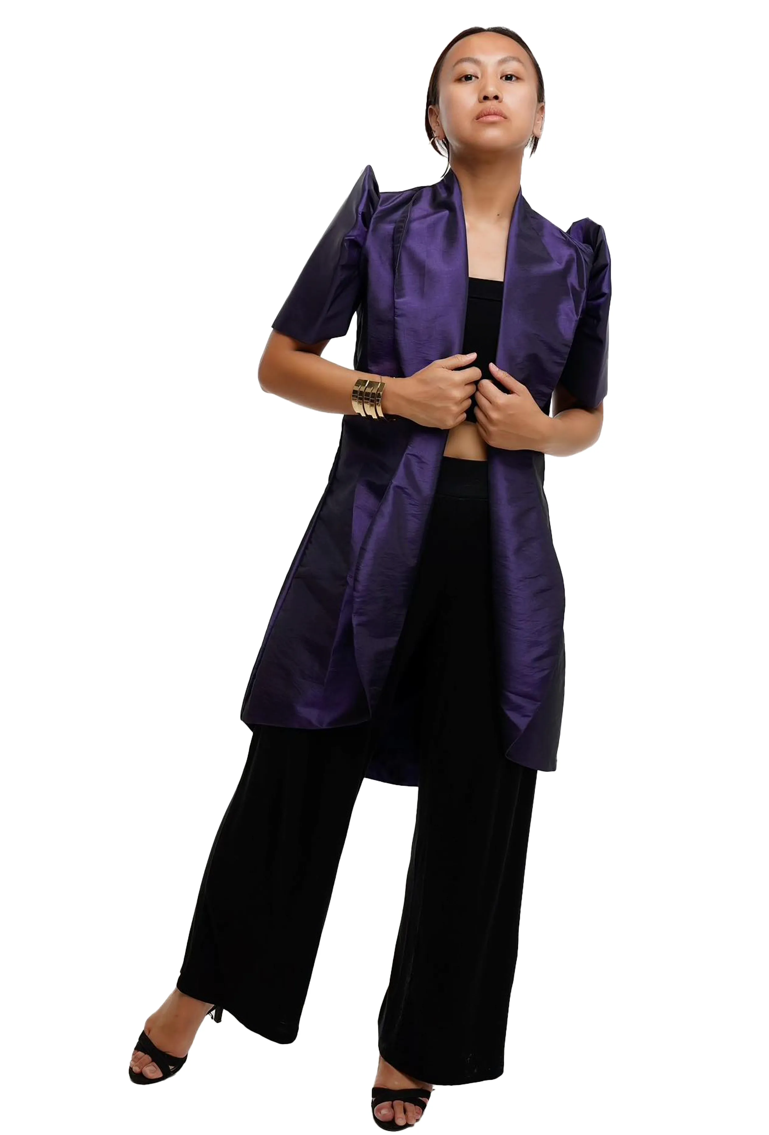 Premium Satin Filipiniana Coat - Abby S31