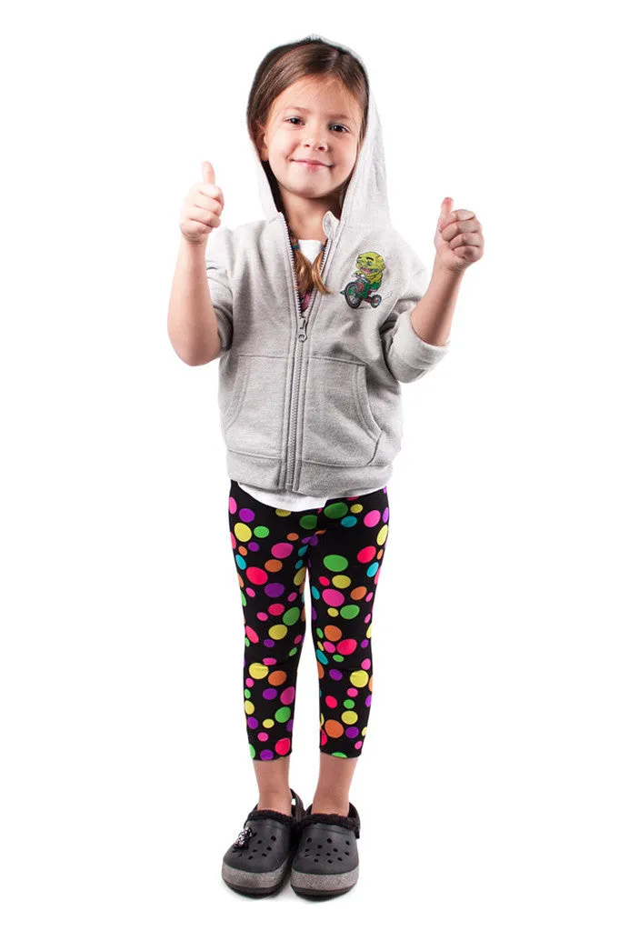 Rainbow Polka Dot Kids Leggings