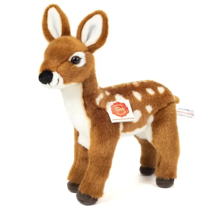 Realistic Plush Fawns-Standing or  Lying Eco-friendly plush toys by Teddy Hermann