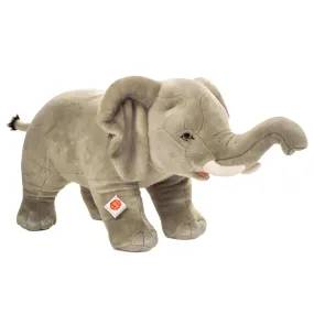 Realistic XL Plush Elephant Standing 60 cm by Teddy Hermann