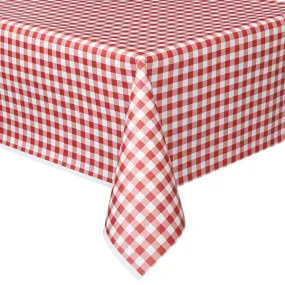 Red Gingham Party Tablecover