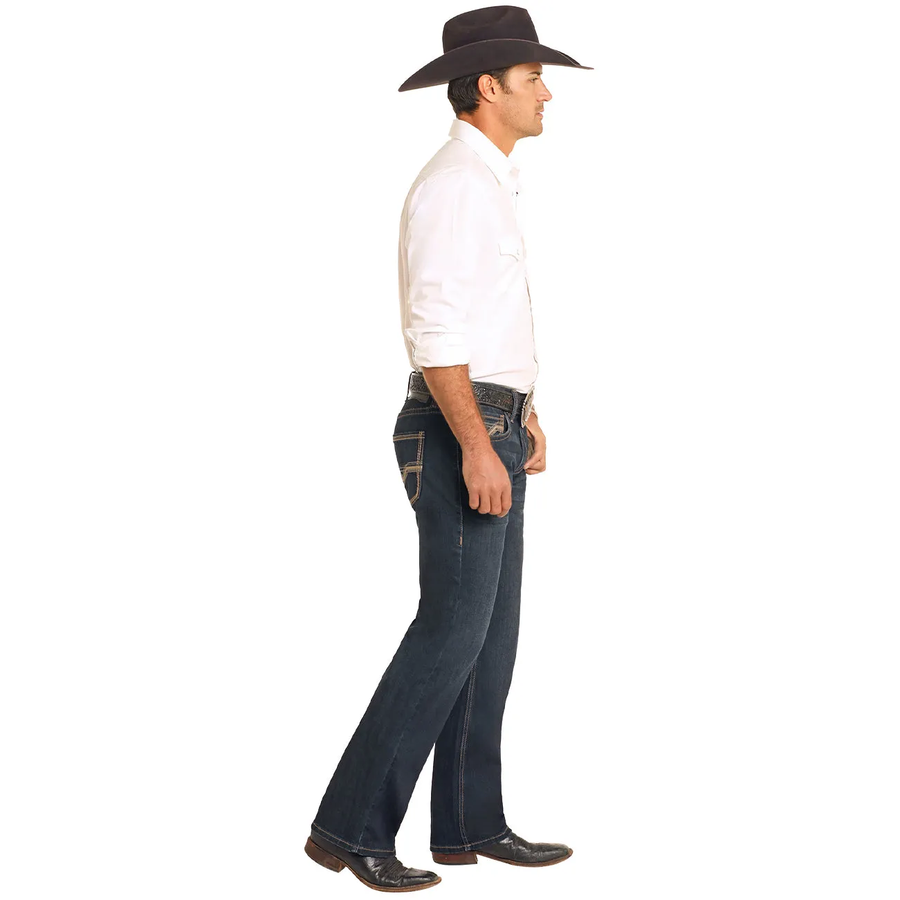 Regular Fit Straight Boot Cut Jeans